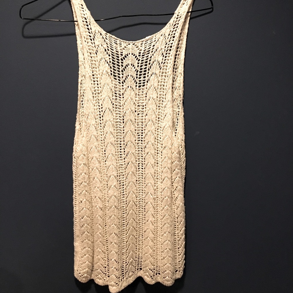 Loose Knit Sweater Tank - Picture 2 of 4